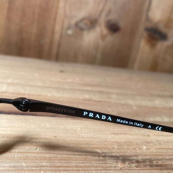 Prada Rectangle Sunglasses Black main image 8